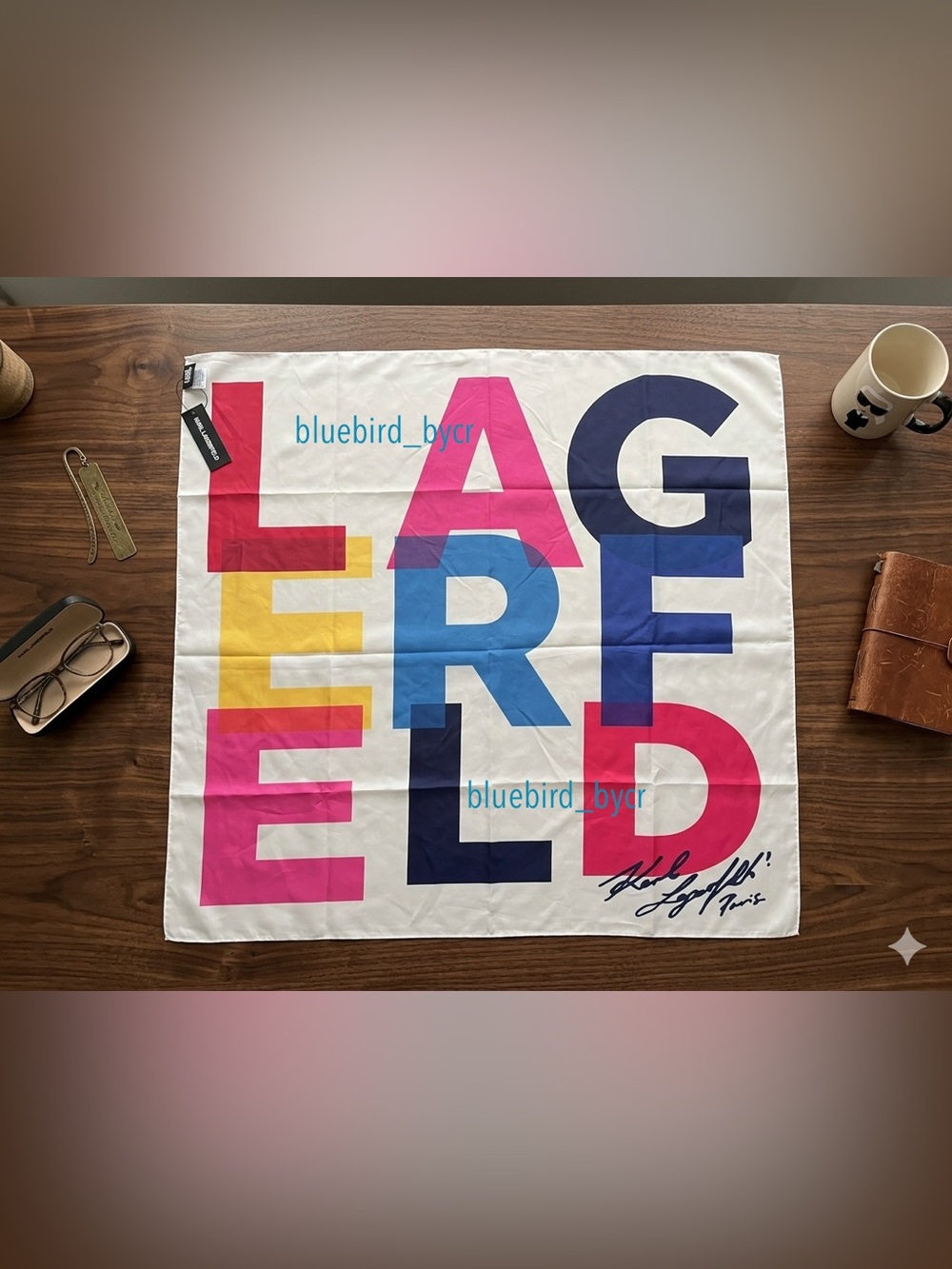 Karl Lagerfeld Scarf - Picture 2 of 14